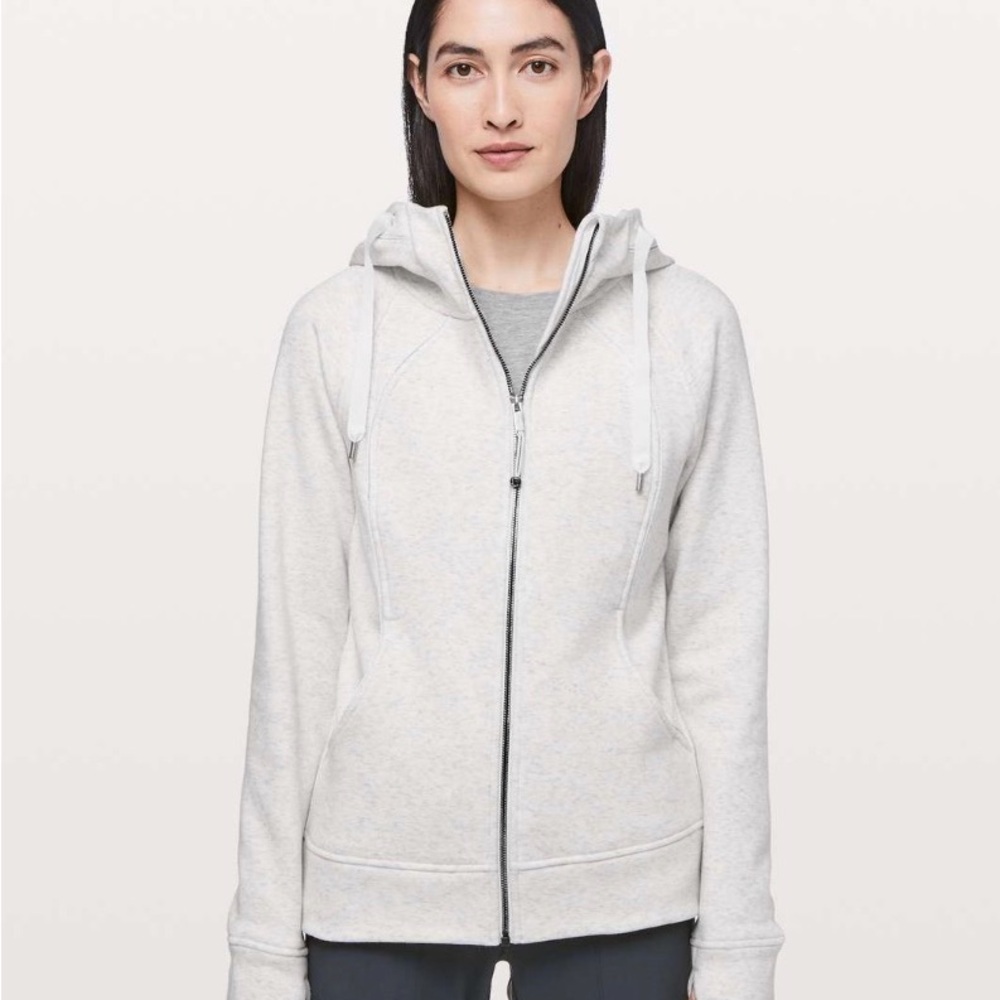 Lululemon Plush Scuba Heathered White/Grey